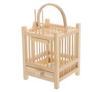 Gatuida Wooden Insect Rearing Cage Cricket Keeper Box for Observation Habitat Viewer Box for School Projects