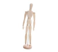 Gatuida Wooden Jointed Mannequin with Flexible Articulated Joints for Artists Sketching Painting and Drawing Movable Figure Model for Home Office Desk Decoration and Educational Use