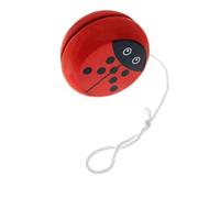 Gatuida Wooden Ladybird Yo Yo for Cartoon Wrist Exercise Plaything for Childrens Hand Eye Coordination Early Educational Fun Shape for Boys