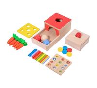 Gatuida Wooden Montessori for Fine Motor Skills Game Hand Eye Coordination Educational Learning Activity for Early Development and Cognitive Training