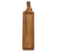 Gatuida Wooden Pizza Tray Steak Serving Board Food Platter BBQ Snack Plate for Western Cuisine Kitchen Dining