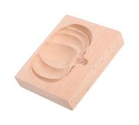 Gatuida Wooden Pumpkin Cookie Mold Beech Wood Embossing Biscuit for Halloween Thanksgiving Fall Harvest Baking Nonstick Design for DIY Holiday Treats