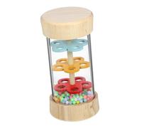 Gatuida Wooden Rain Stick for Educational Musical Sound Instrument Fine Craftsmanship with Smooth Surface Portable Small for Early Learning and Sensory Development