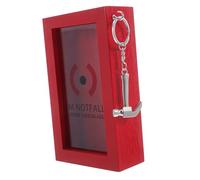 Gatuida Wooden Red Money Saving Box with Transparent Window and Pull Out Lid Festive Keepsake Storage for Cash Coins Versatile Decorative Birthdays Holidays and Personal Milestones
