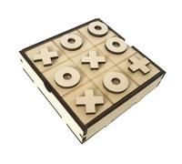 Gatuida Wooden Toe Board Game for Aged Intelligence Puzzle with Storage Box Strategic Thinking and Observation Skill Development Family Leisure and Coffee Table Decor