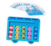 Gatuida Wooden Track Board Game Educational Color Sorting and Shape Matching for Early Development Activity Enhancing Fine Motor Skills and Cognitive Learning
