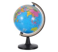 Gatuida World Globe with Stand: Rotating Earth Globe Stable Base with HD Printed Map Waterproof & Writable for Classroom Geography Learning Office and Desk Decor