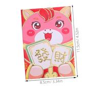 Gatuida Year Horse Red Envelopes Lucky Money Envelopes for Spring Festival Lunar Year Cartoon Horse Design Traditional Hong Bao with Fine Paper Construction