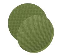 Gatuida Yoga Knee Pad Cushion Non Slip EVA Yoga Kneeling Mat Lightweight Portable Pads for Elbows and Knees Textured Traction Fitness and Balance Green