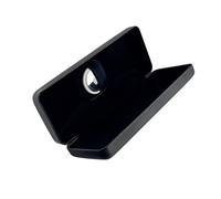 GATYZGEAR - Sunglasses Case Hard Shell | Glasses Cover with Secure Air Tag (Not Included) | Scratch Resistant Classic Glass Case | Glasses Case for Women & Men | Standard Travel Sized Case - Black