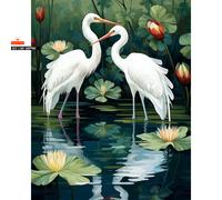 GATYZTORY Frame Paint by Numbers Animals Diy Painting by Numbers Kit Home Wall A