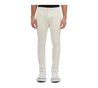Gaubert Model Trousers - male - Dondup - Slim-fit Trousers - White - W33 - Trousers W33
