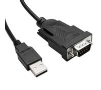 gaubss USB to Serial Adapter DB9 9-Pin Serial Connector,VGA to USB Type-A to RS232 Converter Cable 1M