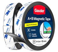 GAUDER A+B Magnetic Tape for Fly Screens & Mosquito Nets - 1 metre + 1