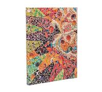 Gaudi’s Sun (Gaudi’s Mosaics) Ultra Lined Hardback Journal (Wrap Closure)