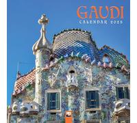 Gaudí Wall Calendar 2025 (Art Calendar)