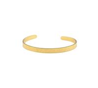 GAUEIOUR Ayatul Kursi Bracelet,Muslim Quran Allah Double-Sided Carved Stainless Steel Open Cuff Bracelet, Arabic Calligraphy, Unisex, Islamic Eid Jewelry Gift, Gold