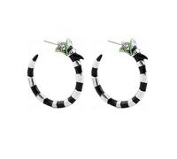 GAUEIOUR Coral Snake Dragon Earrings,Creative and Personalized Oil Dripping Snake Shaped Earrings, Fashionable Snake Shaped Alloy Earrings, Novel and Trendy Items, Jewelry Gifts