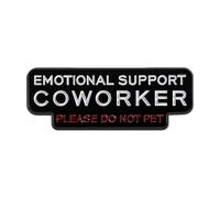 GAUEIOUR Emotional Support Coworker Enamel Pin, Funny Sarcastic Work Lapel Pin, Humorous Office Accessory, Statement Pin for Daily Wear.