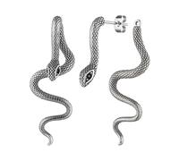 GAUEIOUR Retro Snake Earrings,Stainless Steel Decapitation Splicing Snake Stud Earring,Novel and Cool Snake Shaped Jewelry, Halloween Fashionable and Trendy Items, Jewelry Gifts for Girls/Women