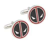GAUEIOUR Super Hero Cufflinks, Hero Round Alloy Cufflinks, Fans Necessary Accessories, Simple Personality, Men and Women Shirt Cufflink Accessories
