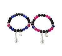 GAUEIOUR TV Girl Friendship Album Bracelets,Role Playing Costume Accessories Couple Friendship Jewelry, Anime Charm Pinky Promise Best Friend Bracelet, BFF Jewelry Gift (2 Pieces)