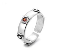 GAUEIOUR Women's Anime Ring Howl's Couple Adjustable Opening Castle Rings Fashion Vintage Silver Dark Red Alloy Hayao Miyazaki Sophie Jewelry for Women Girls