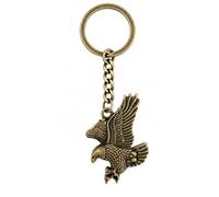 Gauelne Eagle Keyring - Bird Keychain Bag Charms for Women with Detailed Feathers and Claw Decorations, Animal Key Rings Gifts for Adventure Lovers, Zookeeper, Girls, Boys and Ornithologist