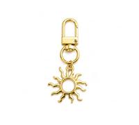 Gauelne Sun Keyring - Celestial Keychain Bag Charms for Women with Hollow Sun Pendant, Cute Key Rings Gifts for Sky Lovers, Girls, Sons, Teens and Brother