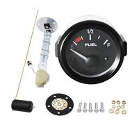 Gauge - 52mm LED Universal Automotive Instrument White Pointer Petrol Float Sensor 12V | Car Marine Truck Boat Dashboard Component Replacement Monitoring Indicator 240-33ohm
