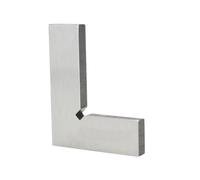 Gauge Block 1pc 90 Degree Flat Edge Square Ruler, 50mm-200mm Lightweight Carbon Steel Angle Measuring Tool for Woodworking(75x50mm)