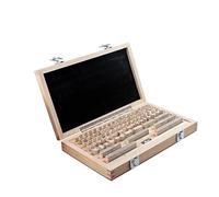 Gauge Block, 38Pcs High Speed Steel Gauge Block Detection Block Gauge Caliper Block Measuring Instrument(Level 1)