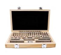 Gauge Block Set, Precision Caliper Gauge Blocks for Accurate Measurements, High-Quality Meter Block Gauge Set, Ideal for Engineering and Calibration, 38 Piece Set