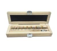 Gauge Blocks 0-25mm 0 Grade Micrometer Inspection Block Gauge Steel Gage Blocks Set Block Gauge 10pcs/box(2 grade)