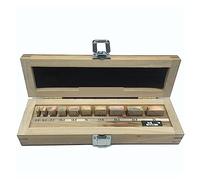 Gauge Blocks, 2.5-25mm 0 Grade, Micrometer Inspection Block Gauge Steel Gage Blocks Set, Block Gauge 10pcs/Box(1 Grade)