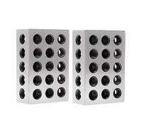 Gauge Blocks, 2 Pcs Hardened Steel Ultra Engineers Blocks Precision 1" X 2" X 3" Milling Tool,Resist Defacement