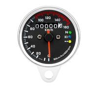 Gauge Digital Odometer Motorcycle Universal Accessories Color Speedometer 3 Indicator Lights Odometer Gauge Miles Motorcycle Speed Meter