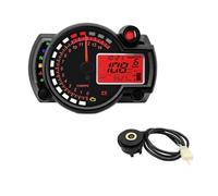 Gauge Digital Odometer Motorcycle Universal Accessories Digital Tachometer Meter With Odometer Gauge Bracket For 12V(Type D)