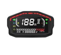 Gauge Digital Odometer Motorcycle Universal Accessories Speedometer Digital 14000 RPM Meter Speed Meter Fuel Gauge Instrument Panel(Type K)