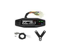 Gauge Digital Odometer Universal Motorcycle Speedometer Dashboard Digital Panel Tachometer Odometer Gauge RPM Volt Meter For Titan 150(Type V)