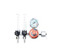 Gauge Meter Valve 0-25Mpa G5/8 Argon Regulator Mig Tig Flow-Meter Shock-Proof Pressure Reducer Gauge Single Industrial Pressure Regulators(Type B)