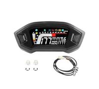 Gauge Odometer Tachometer 12V Motorcycle Gauge Tachometer 199 Kph Mph Real Color Digital Display Odometer Tachometer Water Temperature Gauge Turn Signals