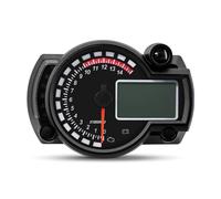 Gauge Odometer Tachometer 12V Universal Digital Motorcycle Odometer Tachometer 7colors Dashboard Tachometer Fuel Meter Adjustable MAX 299KM/H