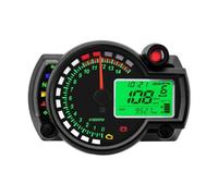 Gauge Odometer Tachometer 7colors Backlight Motorcycle Gauge Universal Digital Tachometer Odometer MAX 299Km/h Moto Dashboard With Over Speed Alarm