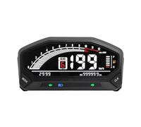 Gauge Odometer Tachometer Motorcycle Dashboard 0-10000 RPM Tachometer For 2 4 Cylinder Motor Tachometer Odometer LED Light Motor 12V Speed Gauge