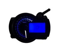 Gauge Odometer Tachometer Universal Digital Motorcycle Odometer Tachometer Meter Instrument Adjustable MAX 299KM/H 7colors Dashboard Gear Meter