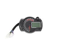 Gauge Odometer Tachometer Universal Digital Motorcycle RX2N Odometer Tachometer Meter Instrument Adjustable MAX 299KM/H 7colors Dashboard