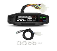 Gauge Odometer Tachometer Universal Motorcycle Tachometer Digital Instrument LED Tachometer Motor Dashboard Instrument Panel Meter Display Bracket