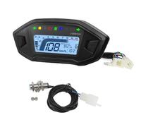 Gauge Speedometer 12V Moto Dashboard Digital Tachometer Tachometer Motorcycle Instrument 7 Color Display 0~10000 RPM For 1-4 Cylinder