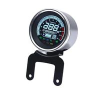 Gauge Speedometer Multi-functional Gauges Instruments 12V Motorcycle Odometer Tachometer Meter Fuel Level Speed Meter Indicator Round 12000rpm